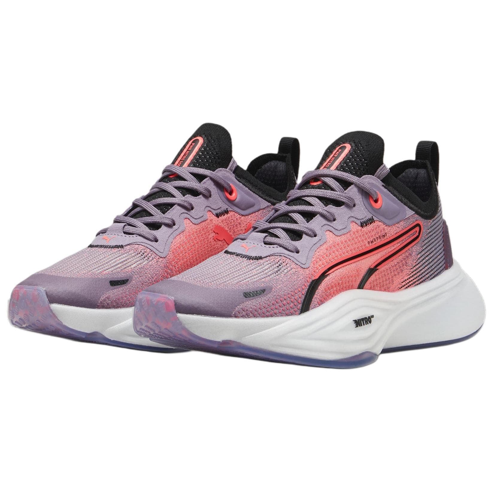 Кроссовки для спортзала PUMA Pwr Nitro Low Тренировочные Кроссовки Низкие Женские Фиолетовые - изображение 3