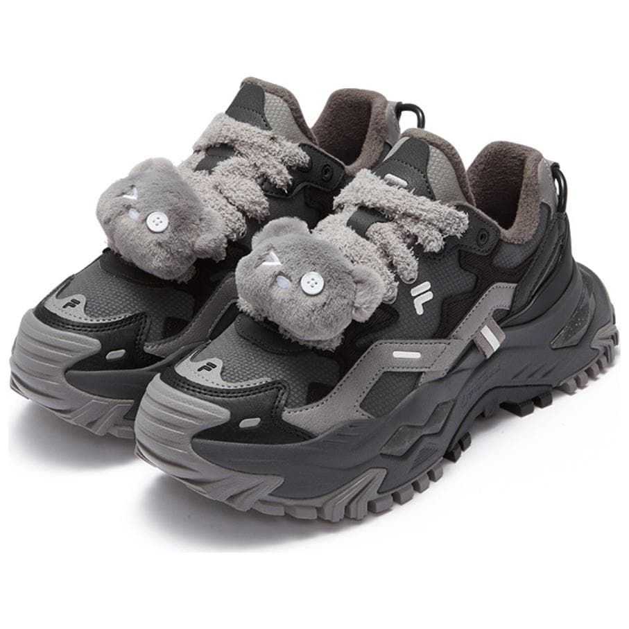 Кроссовки FILA FUSION BIANCO WE Пират Медвежонок Устойчивые к истиранию Увеличение высоты Низкие массивные кроссовки Женские - изображение 2