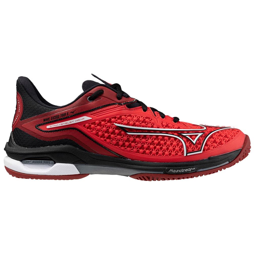 Кроссовки для тенниса Mizuno Wave Exceed Tour 6 Low Топ Теннисные Кроссовки Женские Красные - изображение 2