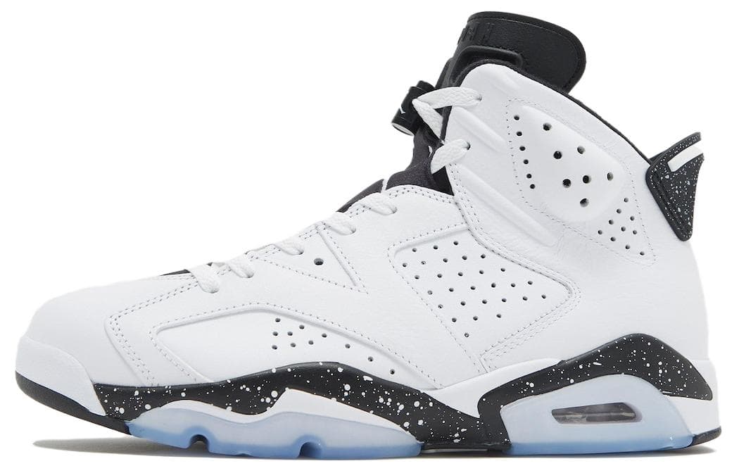 Ретро баскетбольные кроссовки Jordan Air Jordan 6 'Реверс Орео' Высокие Ретро-баскетбольные кроссовки Мужские Белый Черный - изображение 1