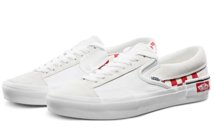 Кеды Vans Slip-On Red White - изображение 3