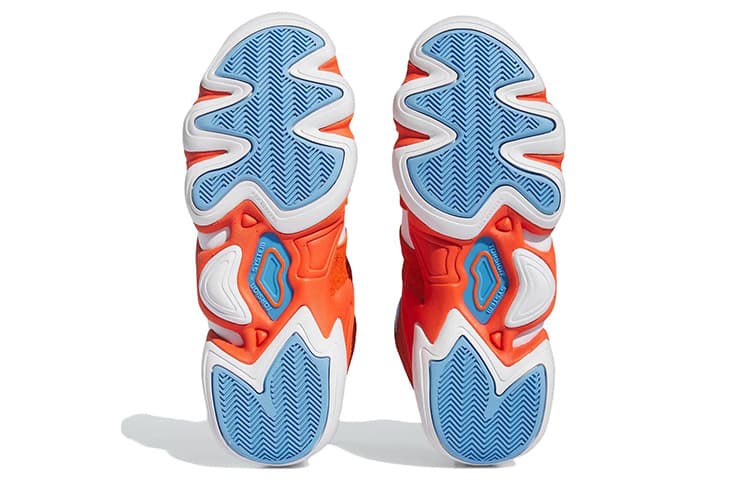 Ретро баскетбольные кроссовки Adidas Crazy 8 Кожа Удобные Противоскользящие Высокие Баскетбольные Кроссовки Винтажные Унисекс Оранжевые Белые - изображение 5