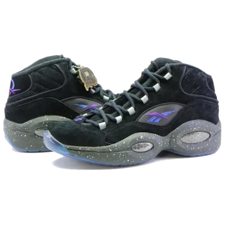 Кроссовки для баскетбола Packer Обувь X Sneakersnstuff X TOKEN 38 x REEBOK Question Mid Баскетбольные кроссовки Мужской Черный - изображение 4