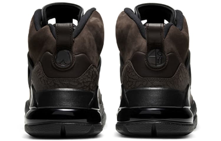 Ретро баскетбольные кроссовки Jordan Spizike 270 Black Brown - изображение 5