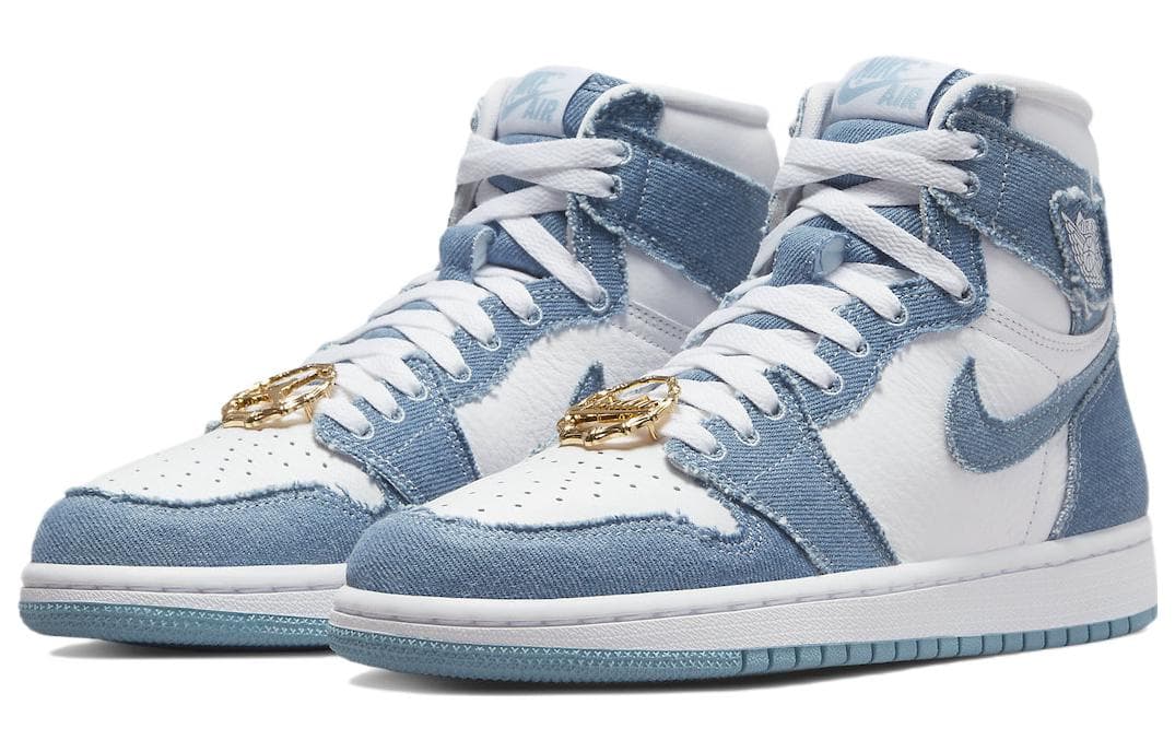Ретро баскетбольные кроссовки Jordan Air Jordan 1 Retro High OG "Denim" - изображение 3