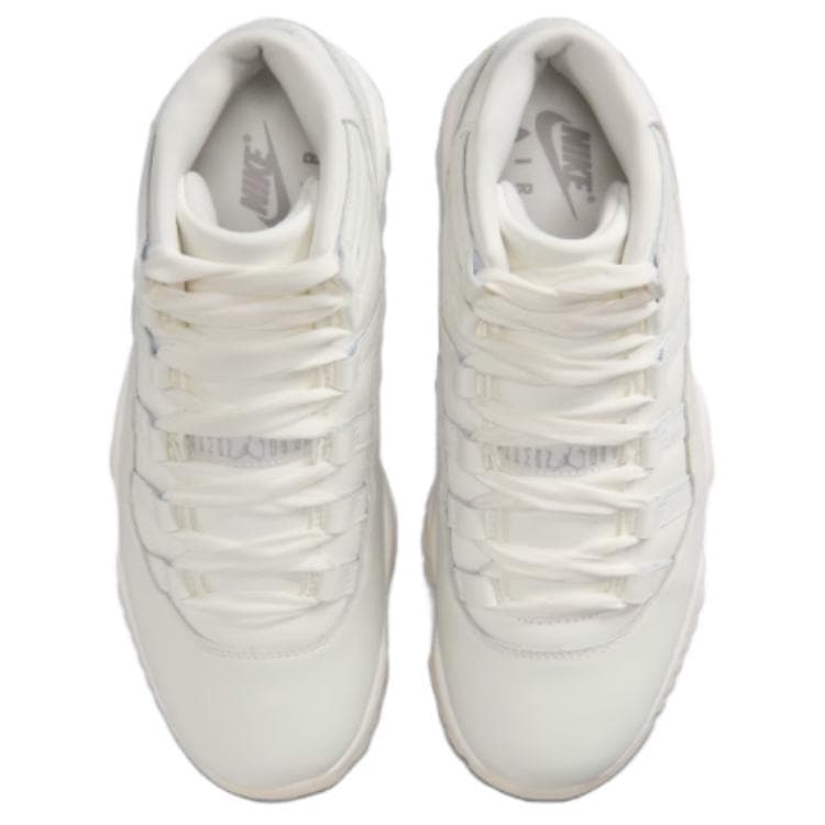 Ретро баскетбольные кроссовки Jordan Air Jordan 11 MID Топ Ретро-баскетбольные кроссовки Женские Перламутрово-белый - изображение 4