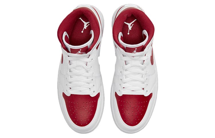 Ретро баскетбольные кроссовки Jordan Air Jordan 1 Mid "Reverse Chicago" — фото 4