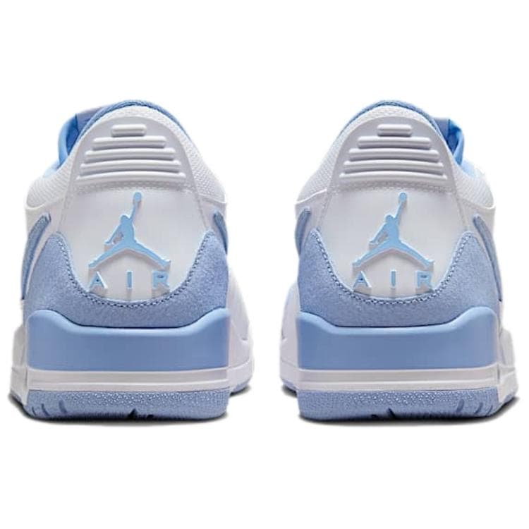 Ретро баскетбольные кроссовки Jordan Legacy 312 Low White Blue - изображение 5