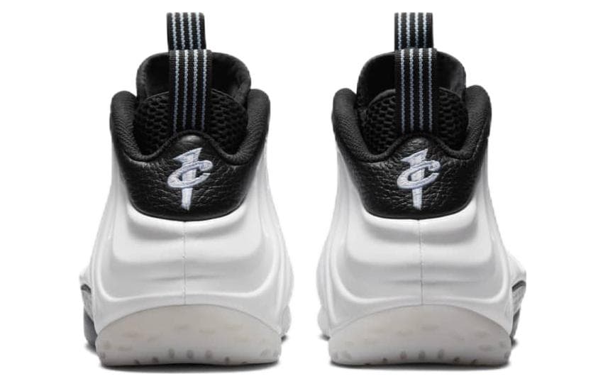 Ретро баскетбольные кроссовки Nike Air Foamposite One "White and Black" - изображение 5