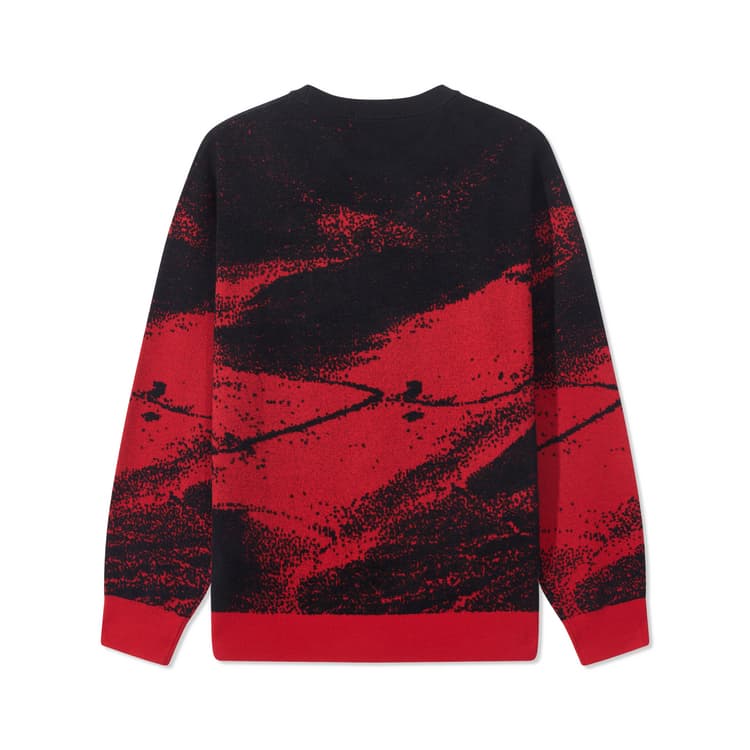 Кофта Cabbeen Red (Versatile Trendy) Men's Sweaters Каббин Красный (Универсальный Трендовый) Мужские Свитера - изображение 2