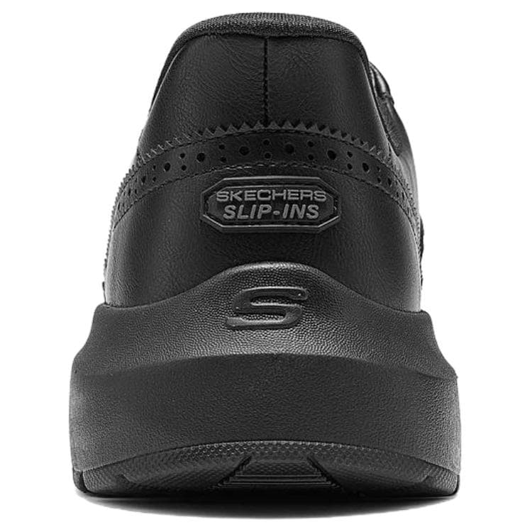 Skechers Повседневный Кисти рук Бесплатно Slip On Обувь Повседневные кожаные туфли Мужской Черный - изображение 5
