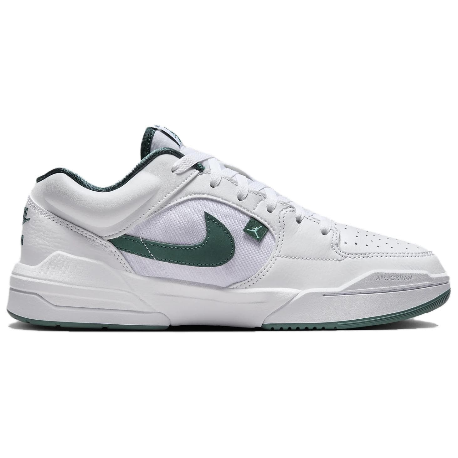 Ретро баскетбольные кроссовки Jordan Stadium 90 White Green - изображение 2