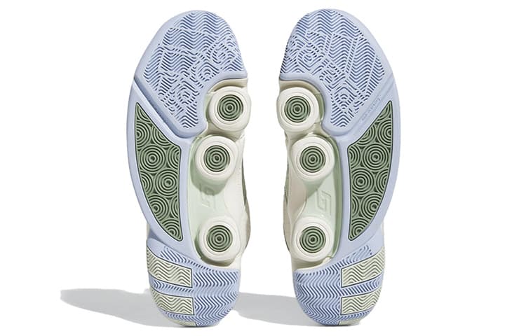 Ретро баскетбольные кроссовки adidas Agent Gil Restomod White Green Purple - изображение 6
