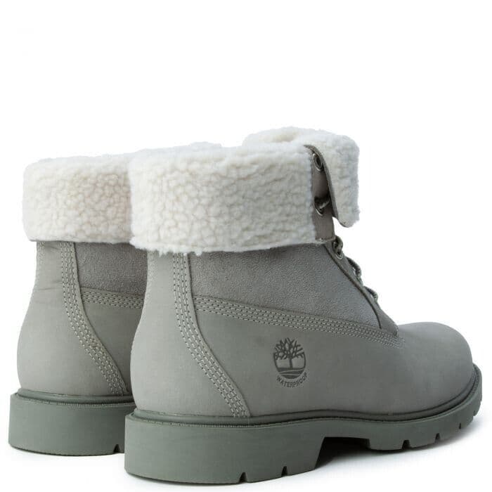 Ботинки зимние Timberland Linden Woods Устойчивые к истиранию Амортизирующие Короткие Снежные Ботинки Женские Серые - изображение 4