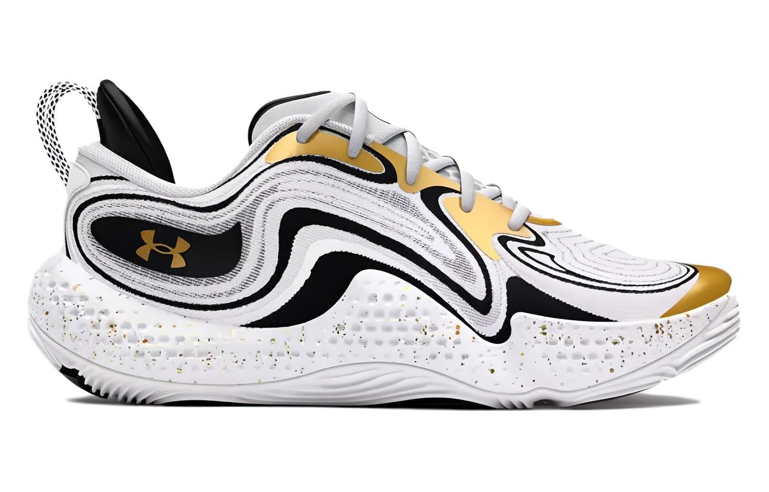 Кроссовки для баскетбола Under Armour UA Spawn 6 White Yellow - изображение 2