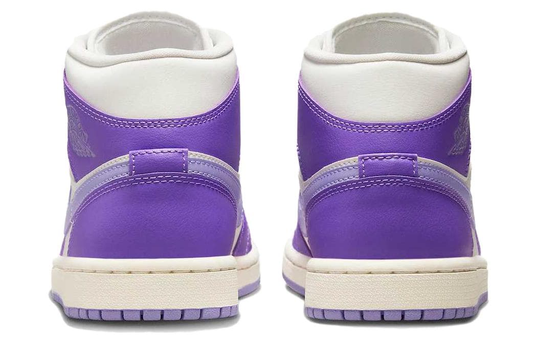 Ретро баскетбольные кроссовки Jordan Air Jordan 1 Mid Purple - изображение 5