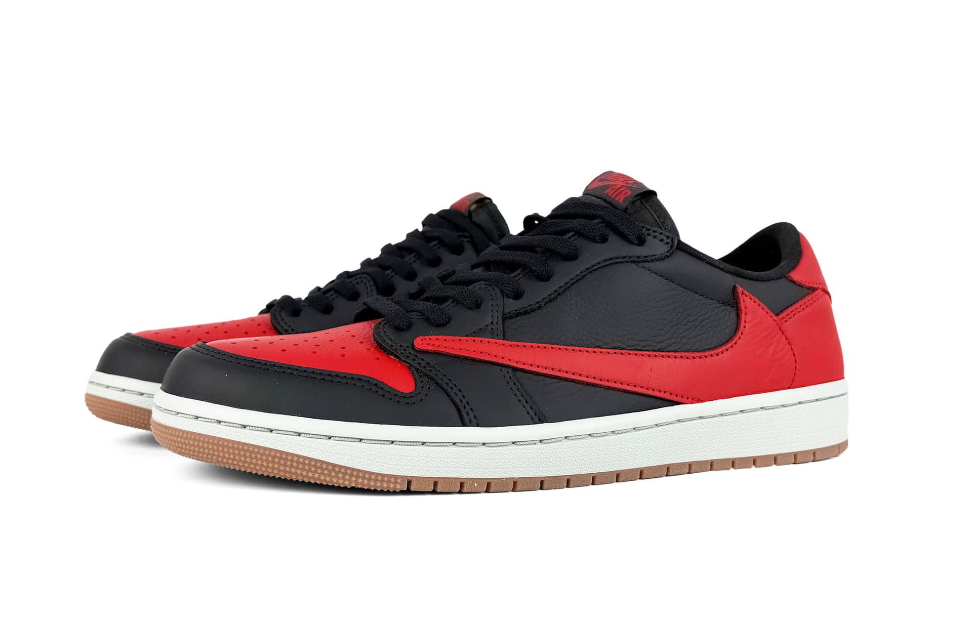 Ретро баскетбольные кроссовки Travis Scott x Air Jordan 1 Low - изображение 3
