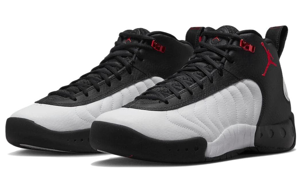 Ретро баскетбольные кроссовки Jordan Jumpman Pro Mid Black White Red - изображение 3