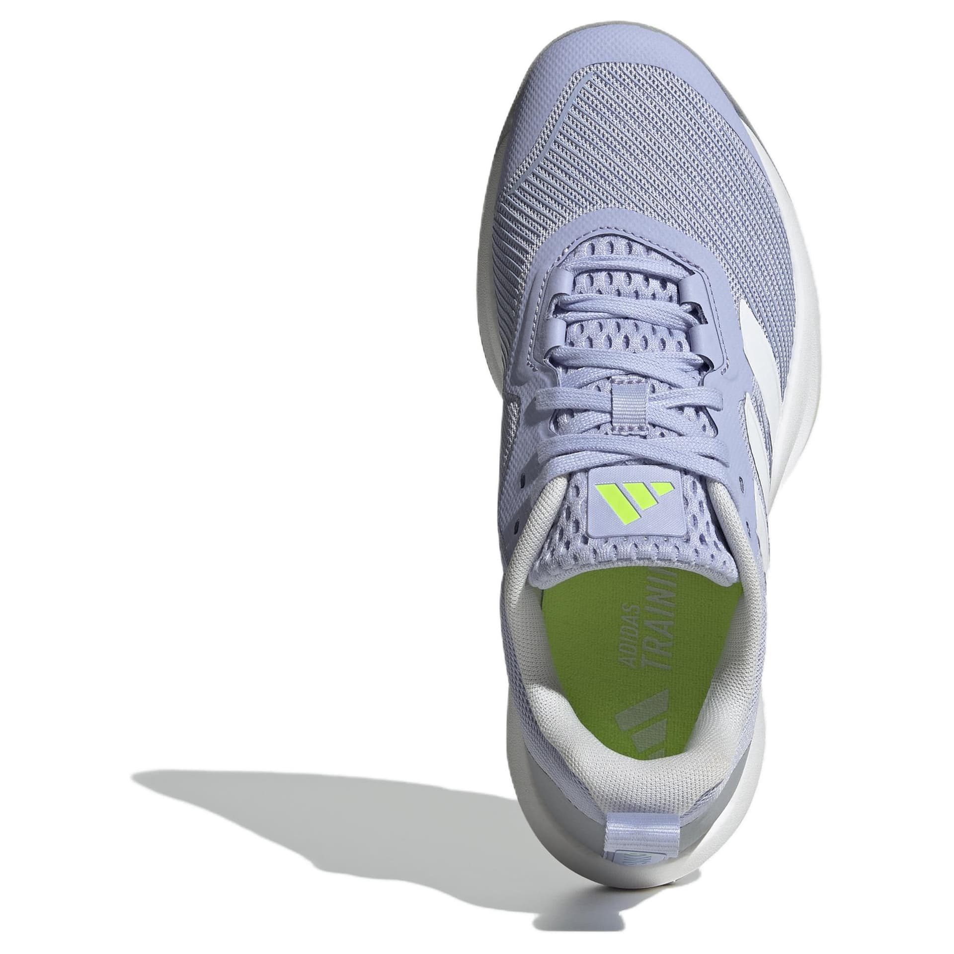 Кроссовки для спортзала Adidas Rapidmove 2 Амортизирующие противоскользящие низкие кроссовки для тренировок женские синие и белые - изображение 4