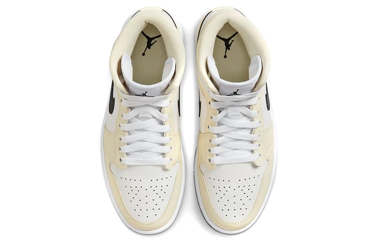 Ретро баскетбольные кроссовки Jordan Air Jordan 1 Mid "Coconut Milk" - изображение 4