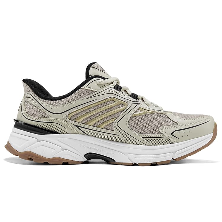 Кроссовки Skechers Серебряный Панель Легкий Low Топ Массивные кроссовки Men's Natural - изображение 2