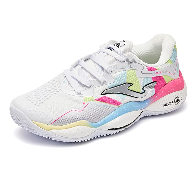 Кроссовки для тенниса Joma Нейлон Амортизация Устойчивый к истиранию Дышащие Низкие Кроссовки для тенниса Женские - изображение 3