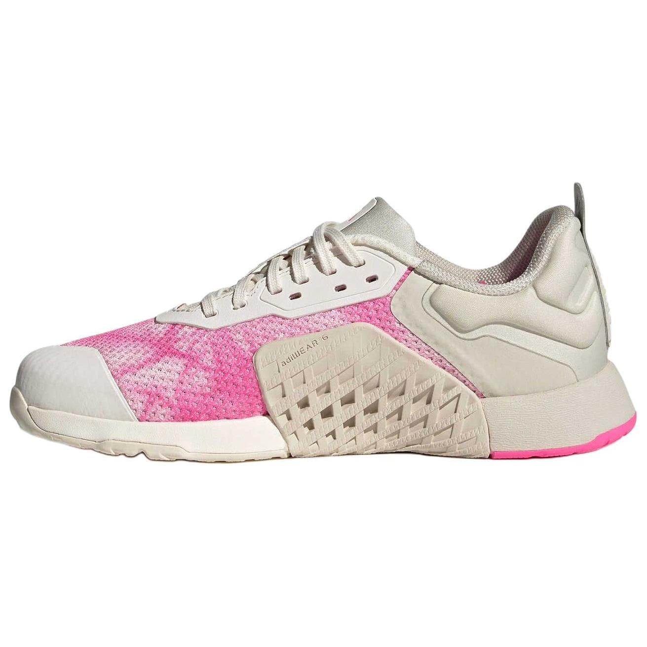 Кроссовки для спортзала Adidas DROPSET 3 Износостойкие Дышащие Легкие Низкие Кроссовки для тренировок Женские Розовые - изображение 2