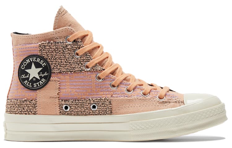 Кеды Converse Chuck 70 Plus Patchwork Brown Orange - изображение 3