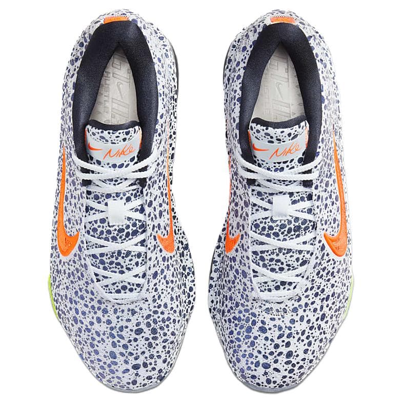 Кроссовки для баскетбола Nike GT Hustle 3 Low Баскетбольные кроссовки Унисекс Белый Синий Азиатская версия - изображение 4