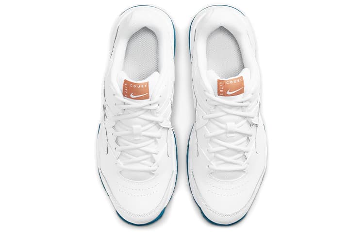 Кроссовки для тенниса Nike Court Lite 2 White Orange Blue - изображение 4