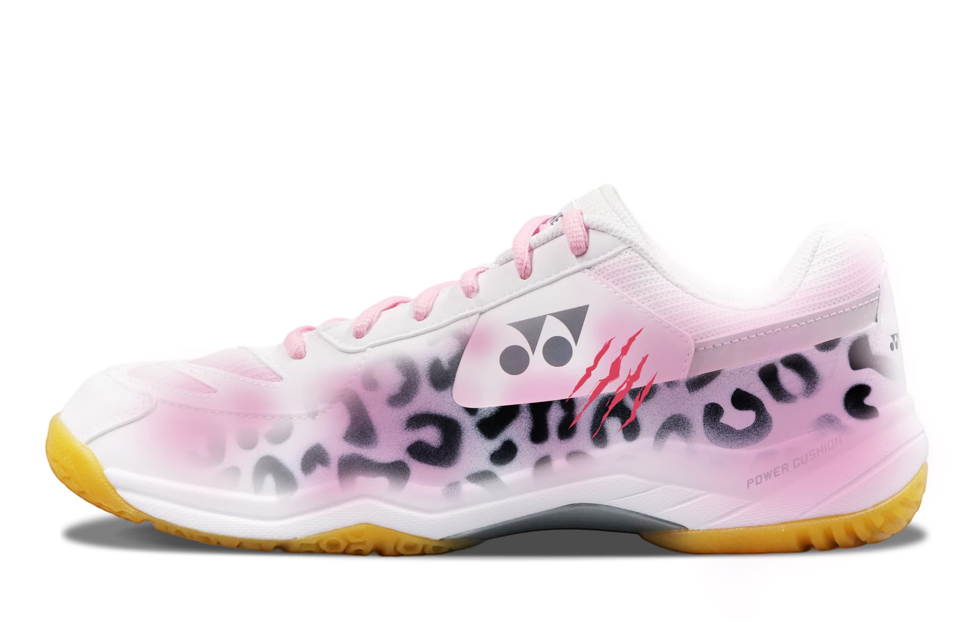 Кроссовки для бадминтона YONEX Power Cushion Wild Charm Leopard Pink - изображение 1