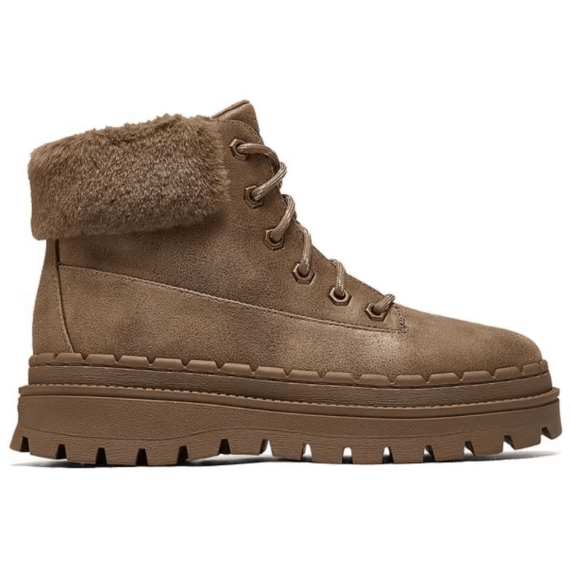 Ботинки зимние Skechers Modern Comfort Короткие Сноубутсы Женские Каштановые - изображение 2