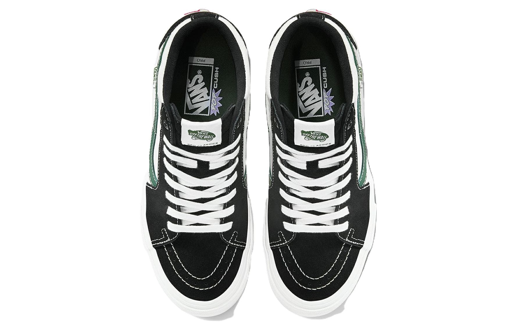 Кеды Vans SK8-Hi Black White - изображение 3