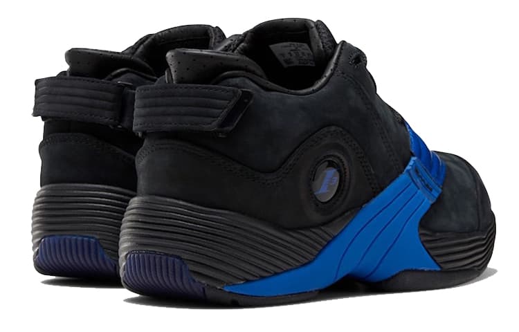 Ретро баскетбольные кроссовки Reebok Answer V Low Black Blue - изображение 4