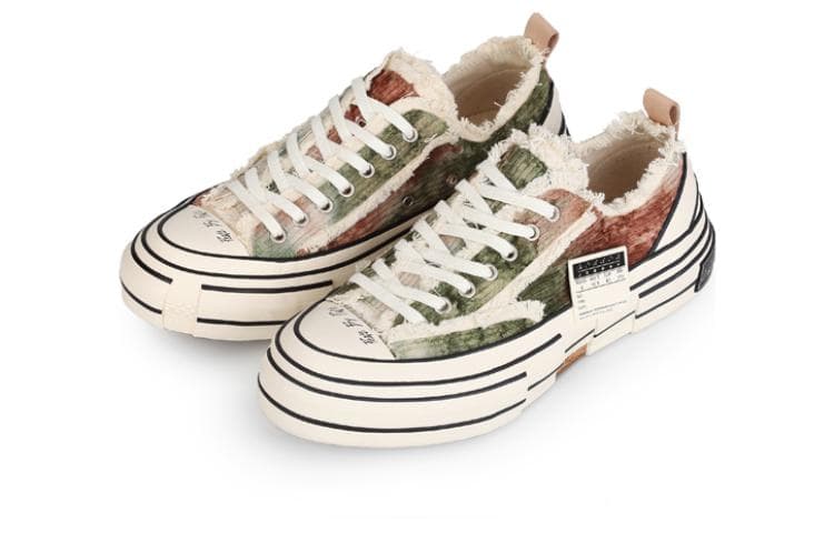 Кроссовки xVESSEL G.O.P Lows Corduroy Brown Tie-dye - изображение 2
