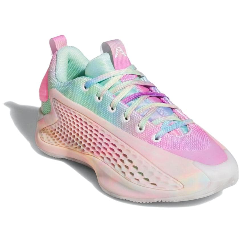 Кроссовки для баскетбола Adidas A.E. 1 Low Баскетбольные кроссовки Унисекс Розовый Бирюзовый - изображение 3