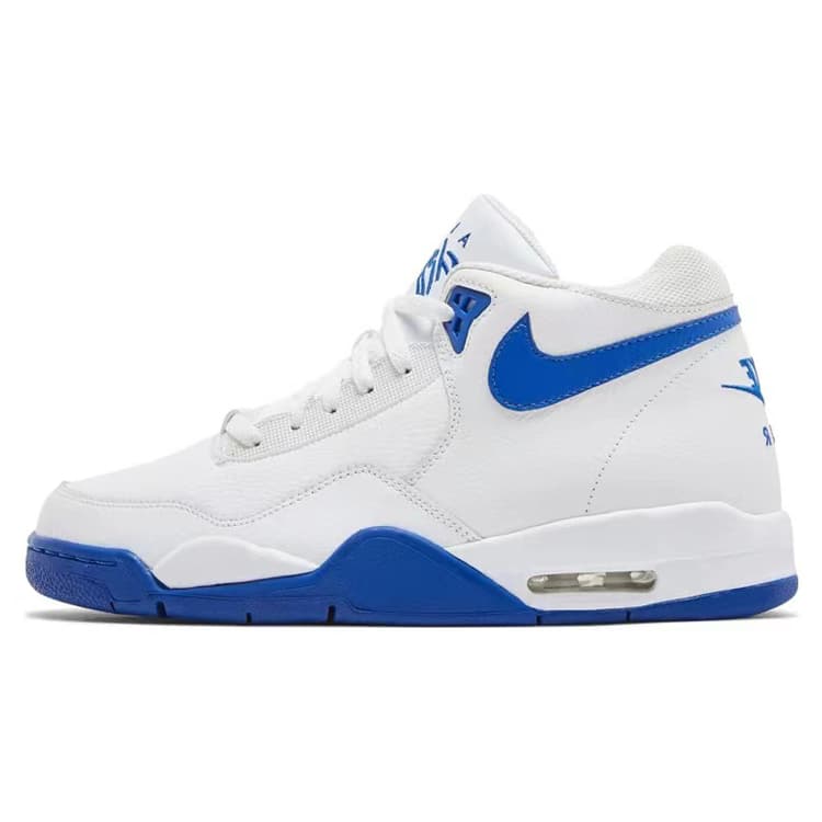 Ретро баскетбольные кроссовки Nike Flight Legacy White Blue - изображение 6