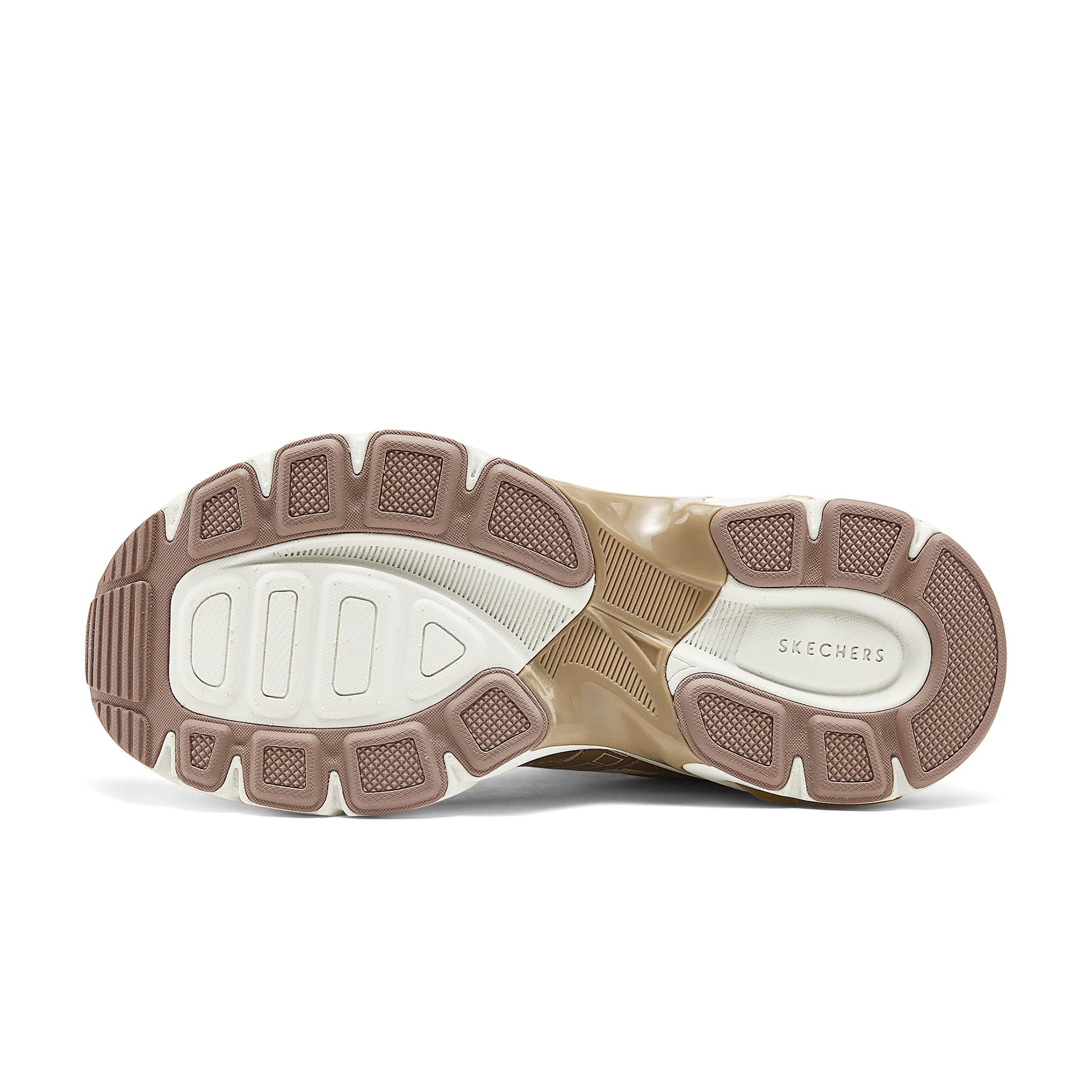 Кроссовки Skechers Тень Устойчивые к истиранию Низкие Кроссовки с Толстой Подошвой Женские Золотые - изображение 5