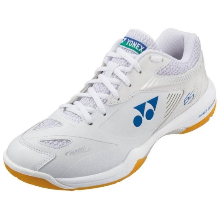 Кроссовки для бадминтона YONEX POWER CUSHION 65 Противоскользящая Устойчивая к износу Низкая Обувь для бадминтона Унисекс Белая - изображение 1