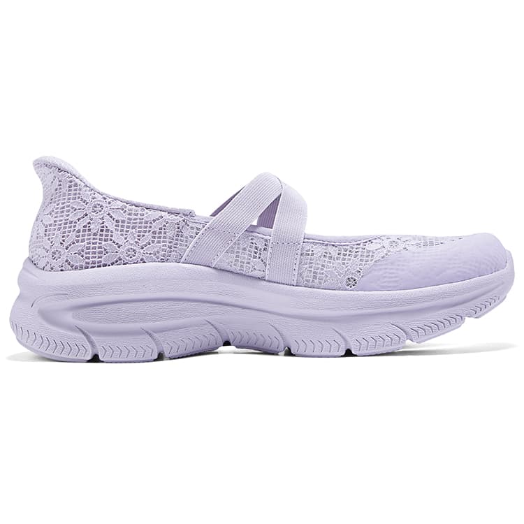 Skechers Slip ins Кисти рук Бесплатно Slip On Обувь Туфли Мэри Джейн Женские Фиолетовый - изображение 2