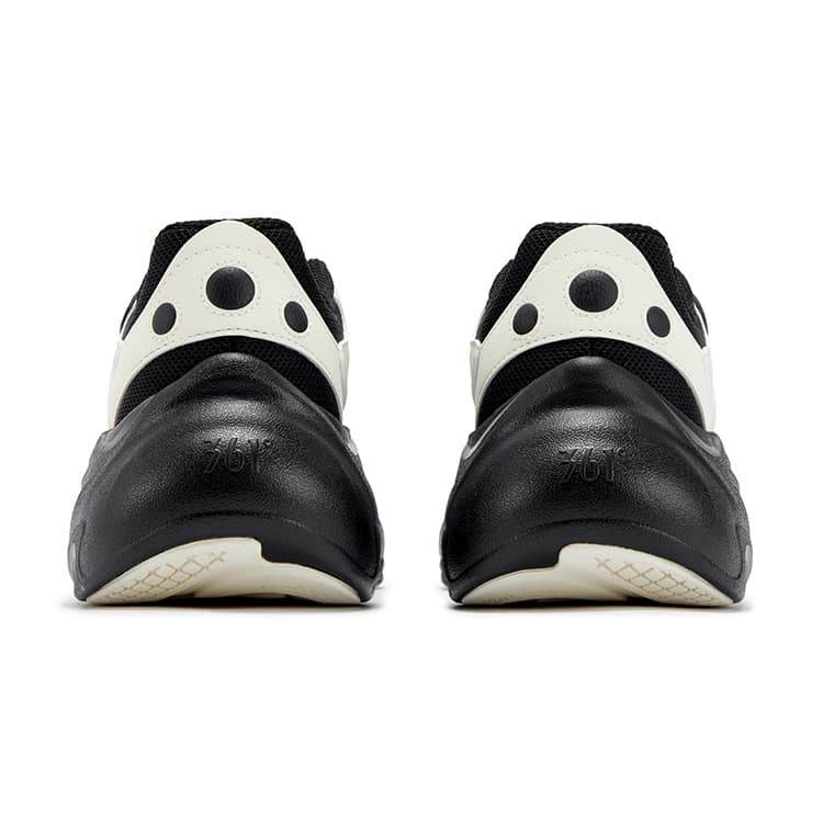 Кроссовки 361° Penguin Shoes Устойчивые к истиранию Дышащие Низкие Кроссовки с Толстой Подошвой Женские Обсидиановый Черный Саго - изображение 4