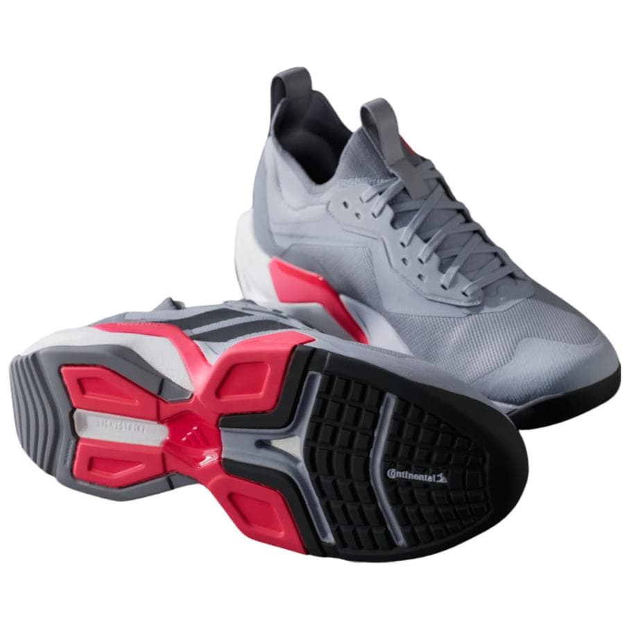 Кроссовки для спортзала Adidas Rapidmove Adv 2 Противоскользящие Устойчивые к истиранию Низкие Кроссовки для тренировок Мужские Серебристо-Серые - изображение 5