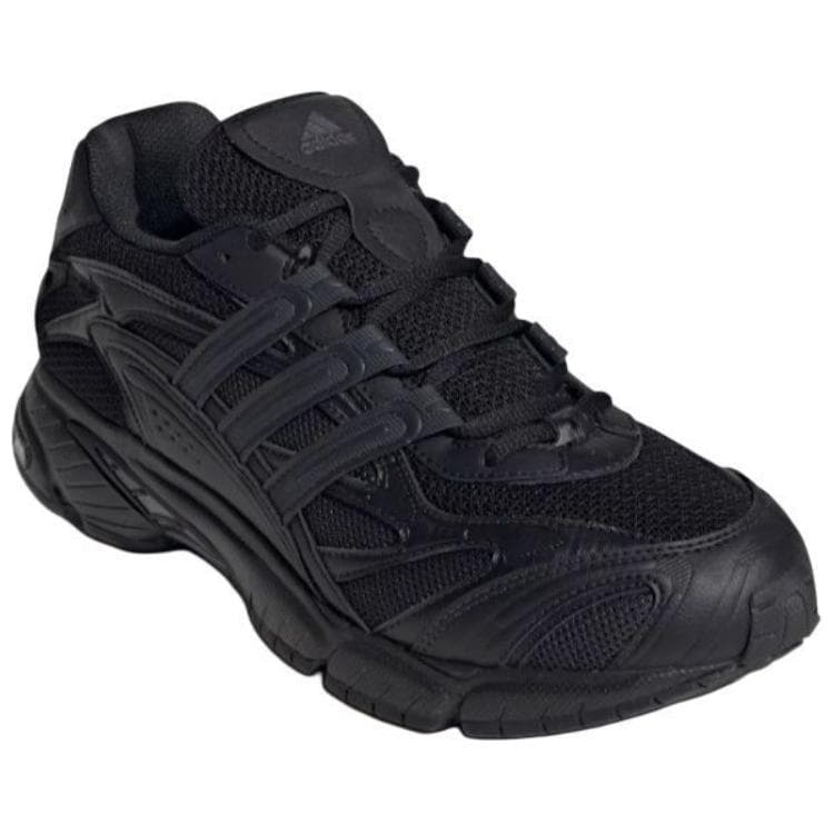 Кроссовки Adidas Temper Run 2,0 Low Топ Кроссовки с Толстой Подошвой Унисекс Черные - изображение 4