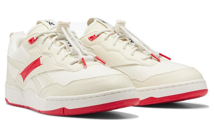 Ретро баскетбольные кроссовки Milk x Reebok BB 4000 White Red - изображение 3