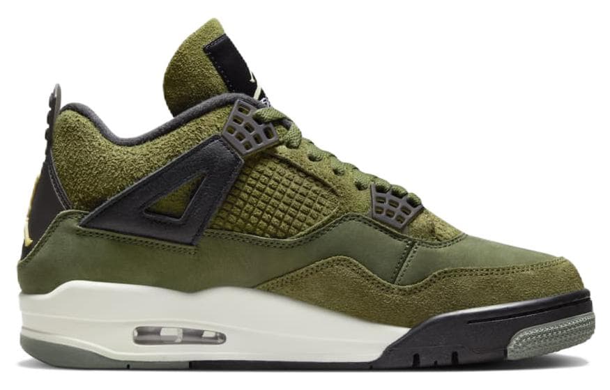 Ретро баскетбольные кроссовки Jordan Air Jordan 4 "Olive" - изображение 2