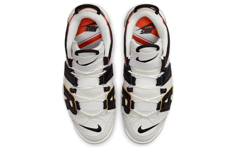 Кроссовки для баскетбола Nike Air More Uptempo White Black - изображение 4