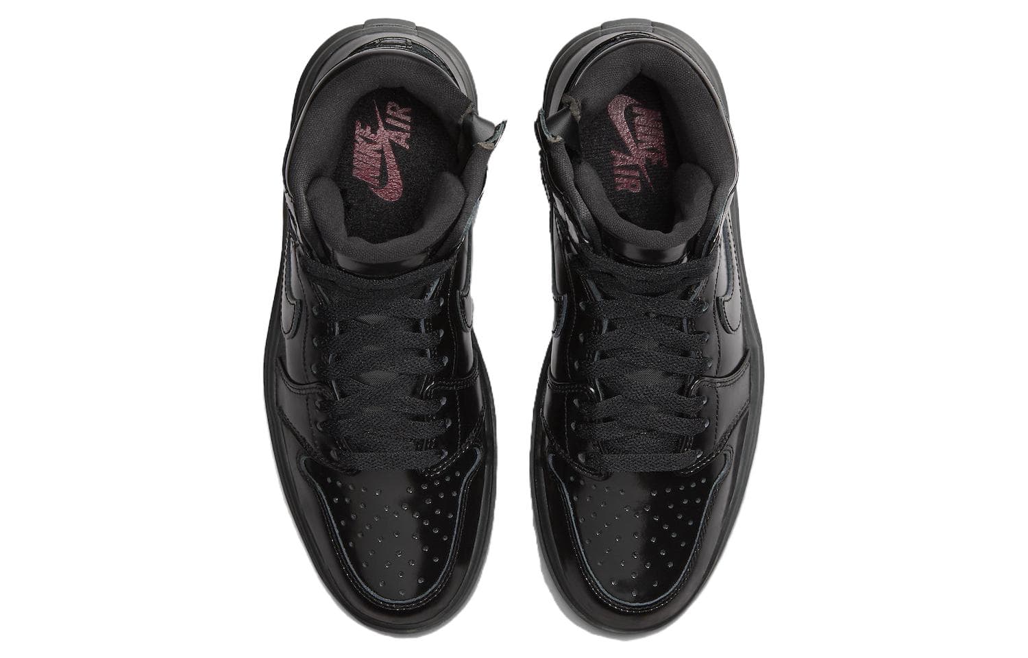 Ретро баскетбольные кроссовки Jordan Air Jordan 1 Elevate Black Gum - изображение 3