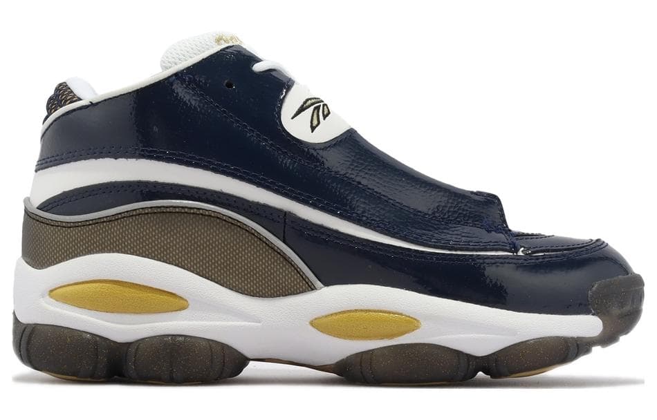 Ретро баскетбольные кроссовки Reebok Answer DMX Blue White - изображение 2