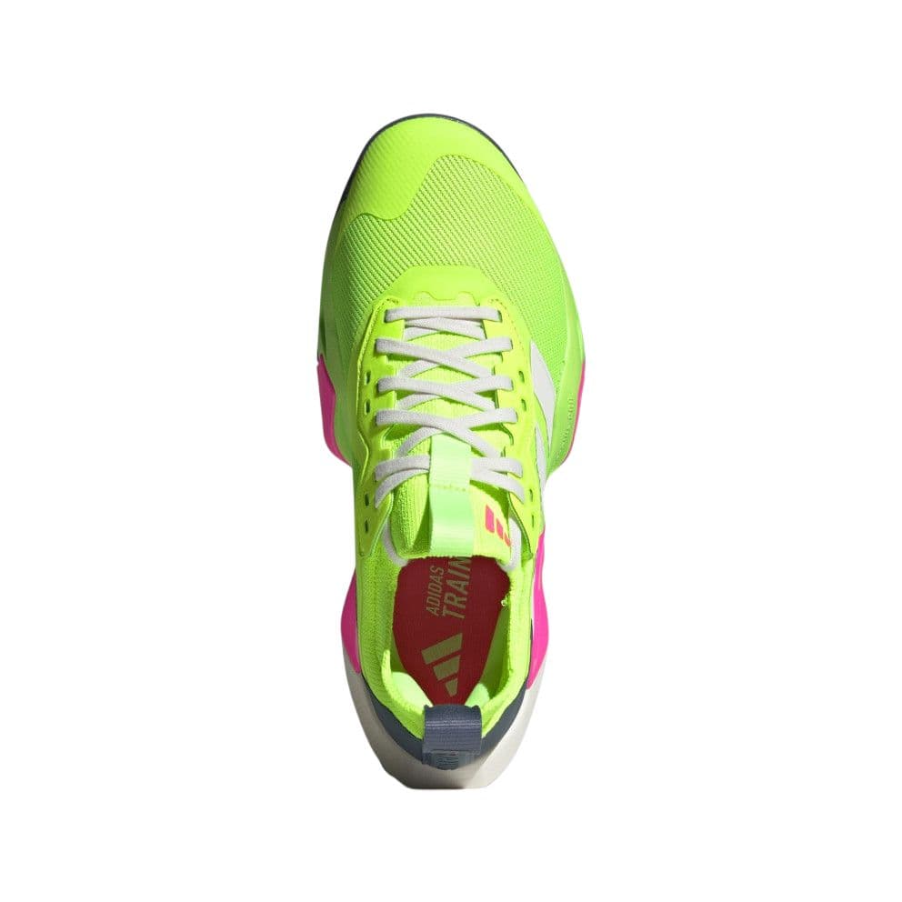 Кроссовки для спортзала Adidas Rapidmove Adv 2 Противоскользящие Износостойкие Низкие Кроссовки для тренировок Женские Желто-белые - изображение 4