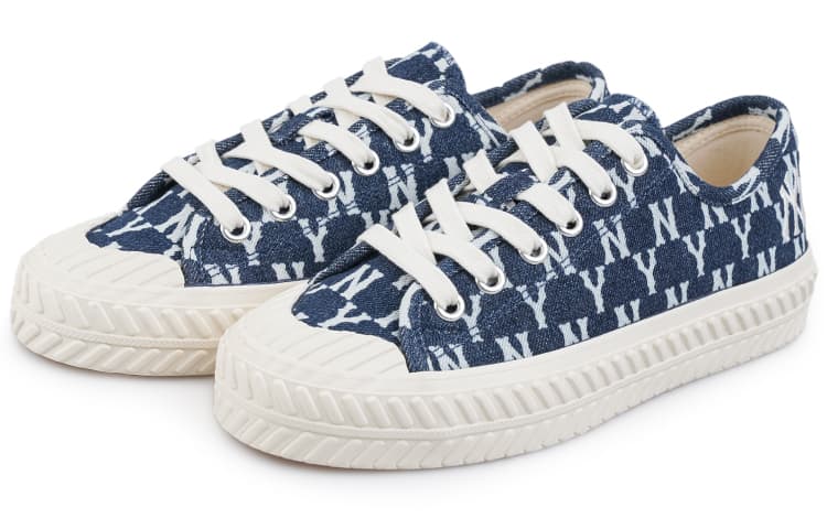 Кеды MLB Retro Platform Canvas Sneakers Navy - изображение 3
